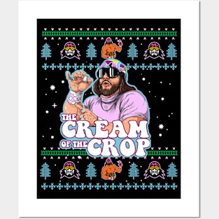 Macho The Cream of The Crop Wrestling Ugly Xmas Christmas Posters and Art